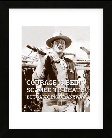 John Wayne: Courage (Framed) -  Celebrity Photography - McGaw Graphics