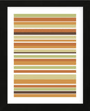 Terracotta Stripes (Framed) -  Denise Duplock - McGaw Graphics