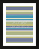 Marine Stripes (Framed) -  Denise Duplock - McGaw Graphics
