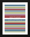 Tutti-frutti Stripes  (Framed) -  Denise Duplock - McGaw Graphics