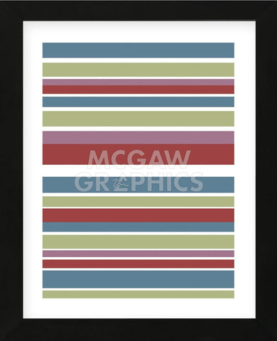 Tutti-frutti Stripes  (Framed) -  Denise Duplock - McGaw Graphics