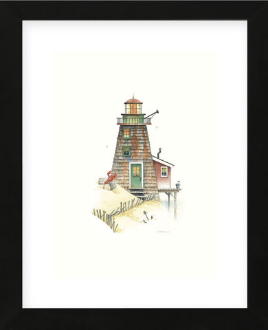 Lobster Bay Light (Framed) -  Lisa Danielle - McGaw Graphics