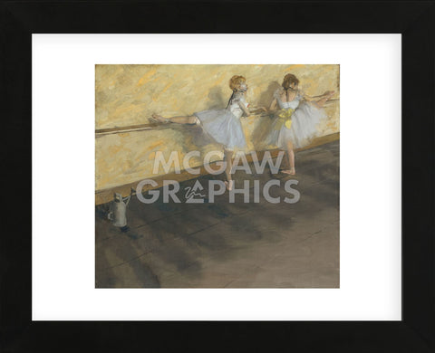 Dancers Practicing at the Barre, 1877 (Framed) -  Edgar Degas - McGaw Graphics