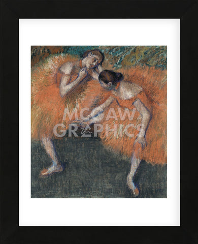 Two Dancers, ca. 1898 (Framed) -  Edgar Degas - McGaw Graphics