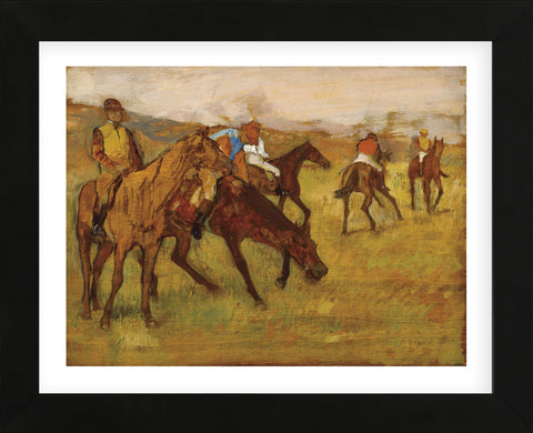 Before the Race, between 1882 and 1884 (Framed) -  Edgar Degas - McGaw Graphics