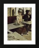 In the Cafe, 1873 (Framed) -  Edgar Degas - McGaw Graphics