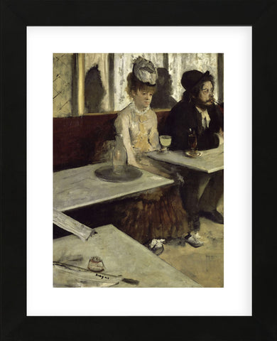 In the Cafe, 1873 (Framed) -  Edgar Degas - McGaw Graphics