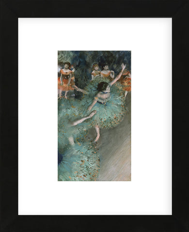 Swaying Dancer (Dancer in Green), from 1877 until 1879  (Framed) -  Edgar Degas - McGaw Graphics
