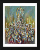 Chandelier Blue (Framed) -  Amy Dixon - McGaw Graphics