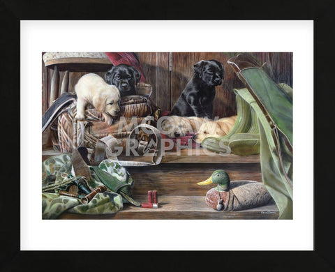 Dog Tired 2 (Framed) -  Kevin Daniel - McGaw Graphics