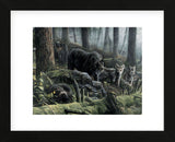 Wolves with Wolverine (Framed) -  Kevin Daniel - McGaw Graphics