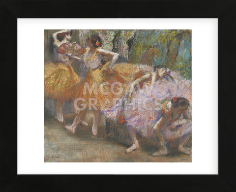 Dancers with Fans, c. 1898 (Framed) -  Edgar Degas - McGaw Graphics
