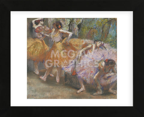 Dancers with Fans, c. 1898 (Framed) -  Edgar Degas - McGaw Graphics