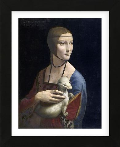 The Lady with an Ermine, ca. 1490 (Framed) -  Leonardo da Vinci - McGaw Graphics