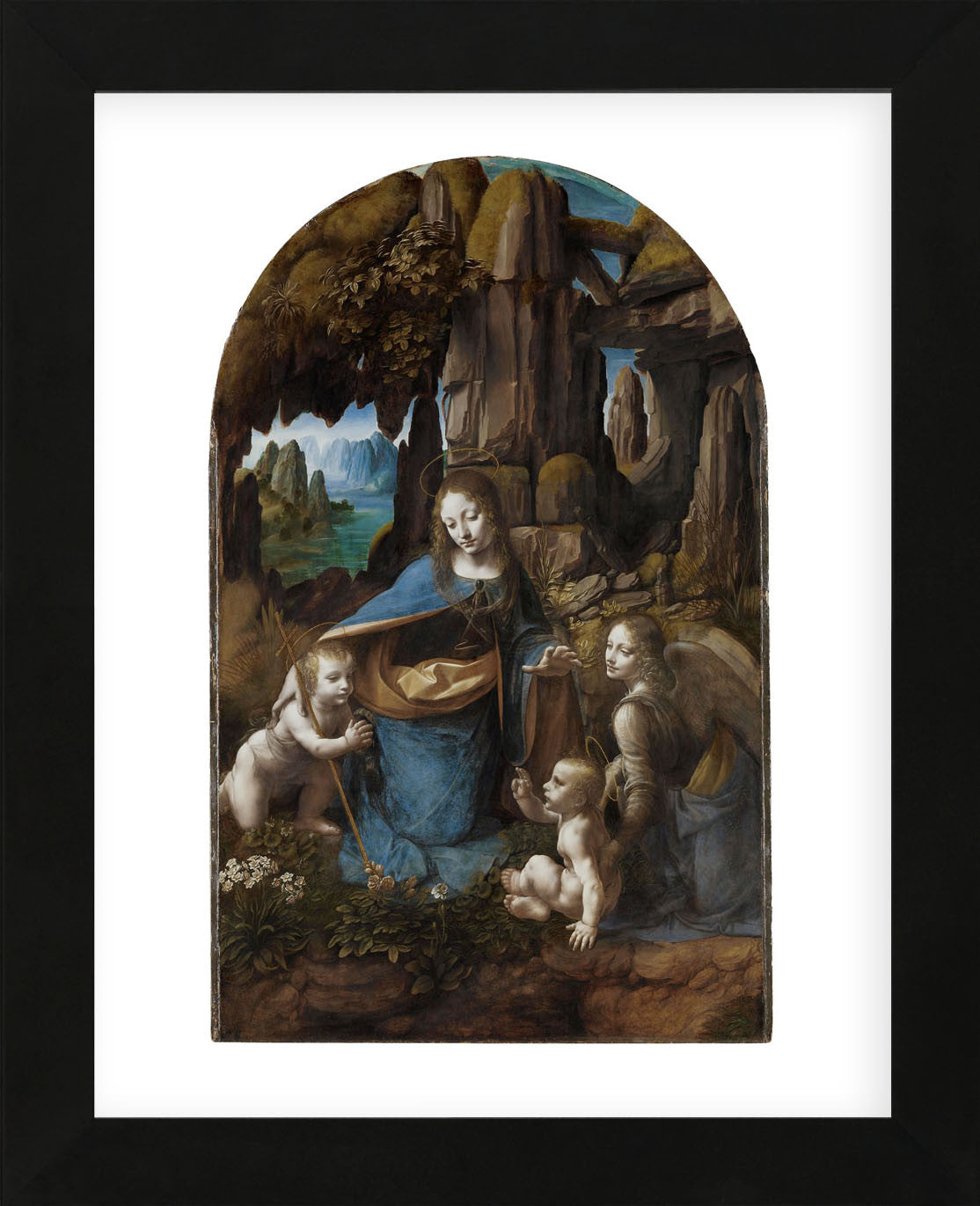 Virgin of the Rocks, 1503-1506 (Framed) | McGaw Graphics