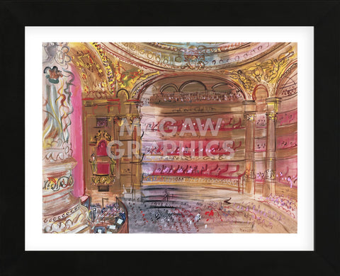The Opera, Paris, early 1930’s (Framed) -  Raoul Dufy - McGaw Graphics