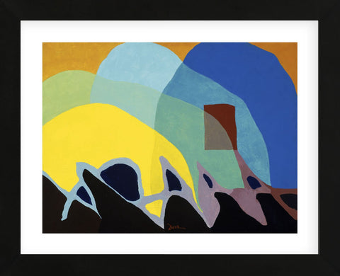 Dancing Willows, about 1944 (Framed) -  Arthur Dove - McGaw Graphics
