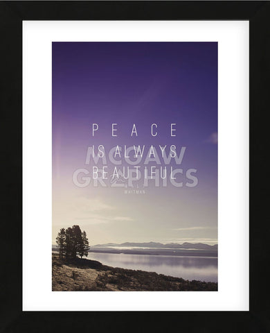 Peace Is Always Beautiful (Framed) -  Leah Flores - McGaw Graphics