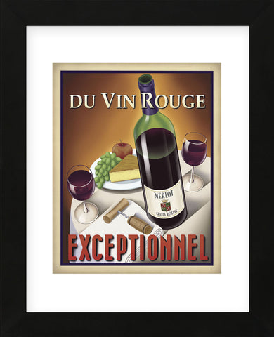 Du Vin Rouge Exceptionnel  (Framed) -  Steve Forney - McGaw Graphics