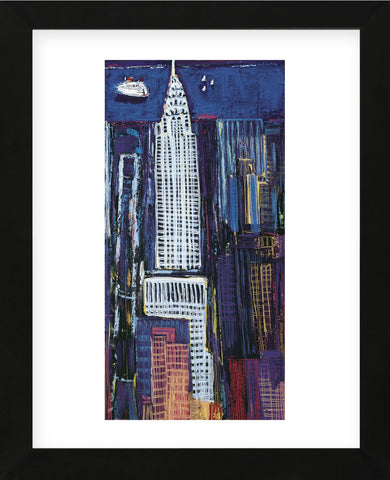 New York Skyline  (Framed) -  Mark Gleberzon - McGaw Graphics