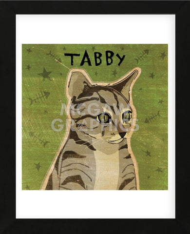 Tabby (grey) (square)  (Framed) -  John W. Golden - McGaw Graphics