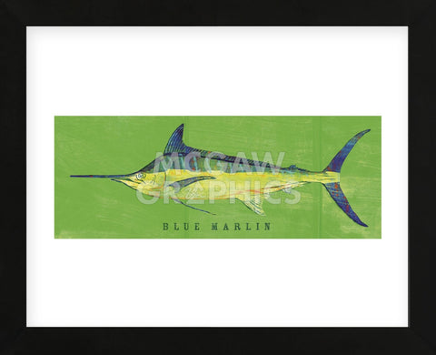 Blue Marlin  (Framed) -  John W. Golden - McGaw Graphics
