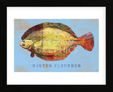 Winter Flounder  (Framed) -  John W. Golden - McGaw Graphics