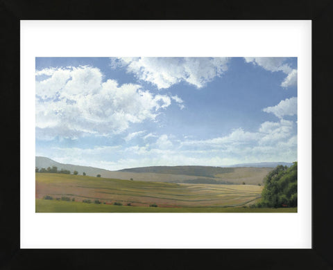 Shadow and Sunlight, Hayfield (Framed) -  Elissa Gore - McGaw Graphics