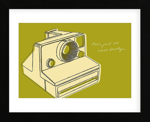 Lunastrella Instant Camera (Framed) -  John W. Golden - McGaw Graphics