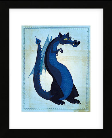 Blue Dragon  (Framed) -  John W. Golden - McGaw Graphics