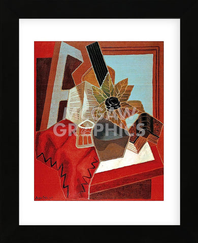 Flowers on the Table (Framed) -  Juan Gris - McGaw Graphics