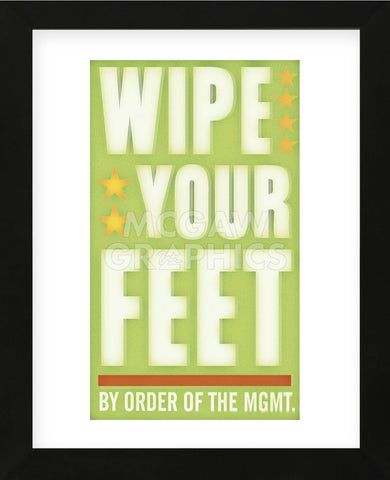 Wipe Your Feet (Framed) -  John W. Golden - McGaw Graphics