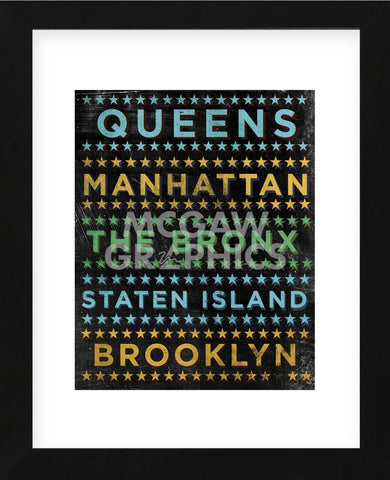 New York Hoods (color) (Framed) -  John W. Golden - McGaw Graphics