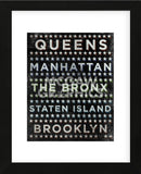 New York Hoods (b/w) (Framed) -  John W. Golden - McGaw Graphics