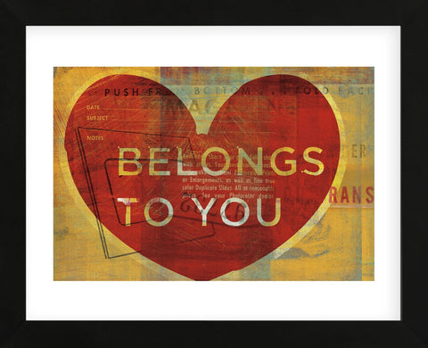 Belongs to You (Framed) -  John W. Golden - McGaw Graphics