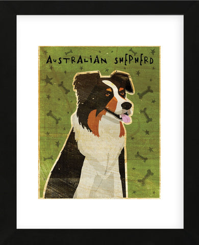 Australian Shepherd (Framed) -  John W. Golden - McGaw Graphics