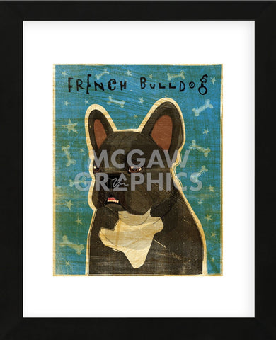 French Bulldog (Black and White) (Framed) -  John W. Golden - McGaw Graphics