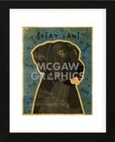 Great Dane (Black, no crop) (Framed) -  John W. Golden - McGaw Graphics