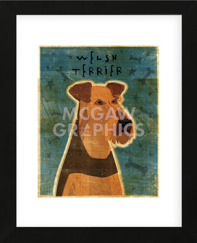 Welsh Terrier (Framed) -  John W. Golden - McGaw Graphics