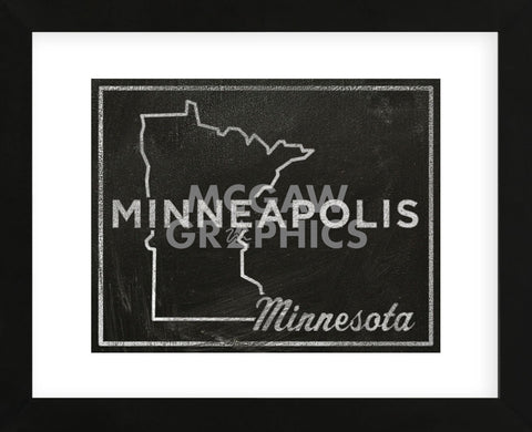 Minneapolis, Minnesota (Framed) -  John W. Golden - McGaw Graphics