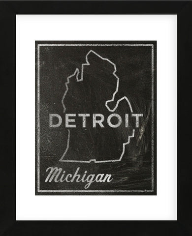Detroit, Michigan (Framed) -  John W. Golden - McGaw Graphics