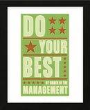 Do Your Best (Framed) -  John W. Golden - McGaw Graphics