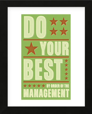 Do Your Best (Framed) -  John W. Golden - McGaw Graphics