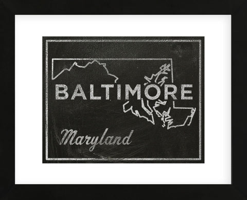 Baltimore, Maryland (Framed) -  John W. Golden - McGaw Graphics