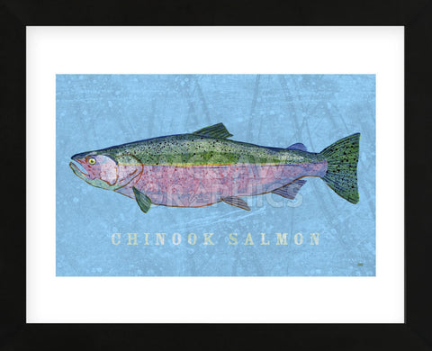 Chinook Salmon (Framed) -  John W. Golden - McGaw Graphics