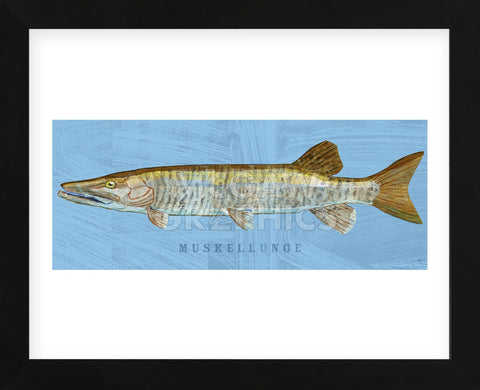 Muskellunge (Framed) -  John W. Golden - McGaw Graphics