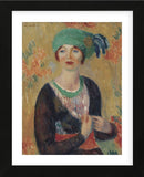 Girl in Green Turban, 1913 (Framed) -  William James Glackens - McGaw Graphics