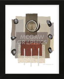 Vertical  (Framed) -  P.G. Gravele - McGaw Graphics