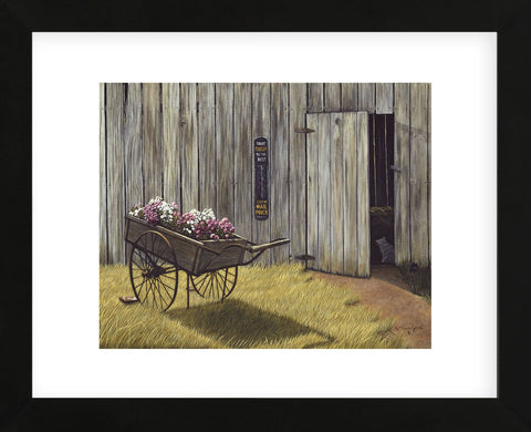 The Flower Cart  (Framed) -  Kathleen Green - McGaw Graphics