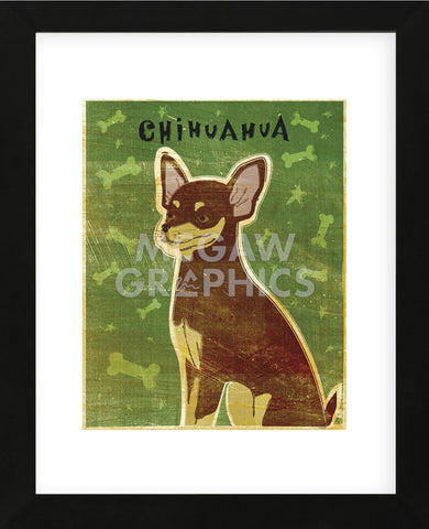 Chihuahua (chocolate and tan)  (Framed) -  John W. Golden - McGaw Graphics